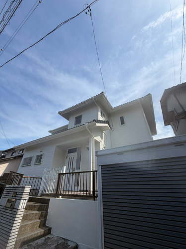 屋根施工後