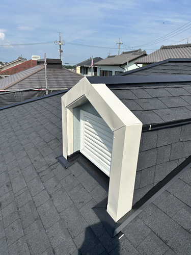 屋根施工後